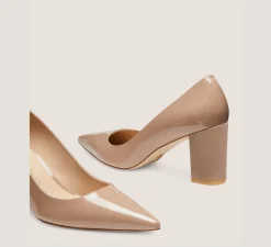 Stuart Weitzman The SW Exclusives Collection|Pumps & Heels-CHANGE LOCATION Patent leather/Fawn