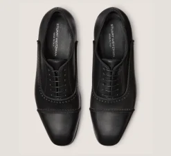 Stuart Weitzman MEN'S-CHANGE LOCATION Leather & Strass/Black