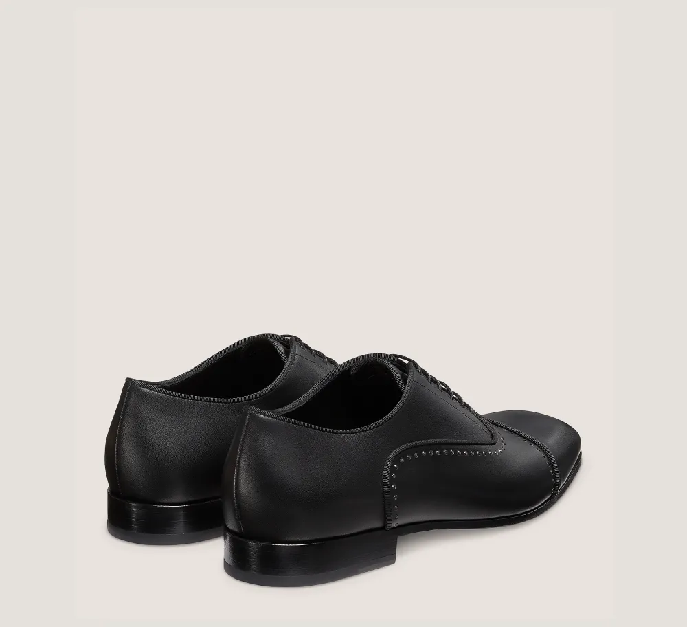 Stuart Weitzman MEN'S-CHANGE LOCATION Leather & Strass/Black