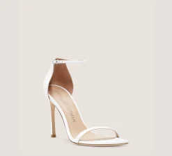 Stuart Weitzman The Occasion Edit|Sandals-CHANGE LOCATION Smooth Leather/White