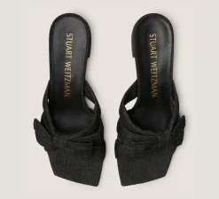Stuart Weitzman Mid Heel Sandals|Trending: Block Heels-CHANGE LOCATION Vintage denim/Black