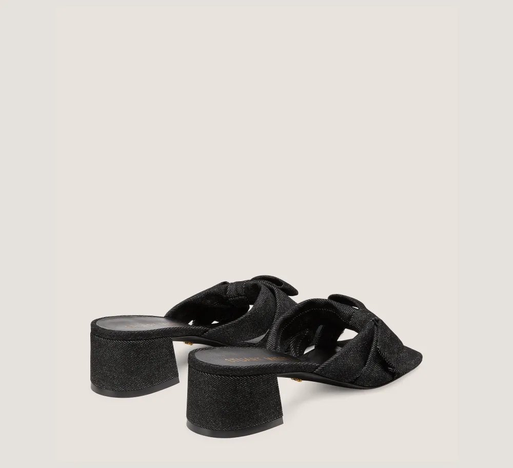 Stuart Weitzman Mid Heel Sandals|Trending: Block Heels-CHANGE LOCATION Vintage denim/Black