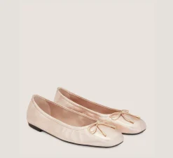 Stuart Weitzman The Work Essentials Edit|The Best Sellers Edit-CHANGE LOCATION Crushed Metallic Leather/Ballet