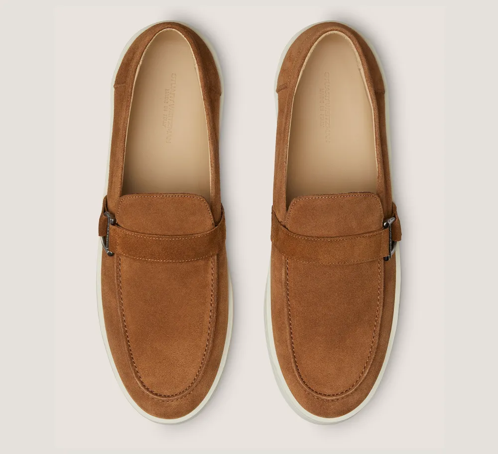 Stuart Weitzman MEN'S-CHANGE LOCATION Suede/Tan