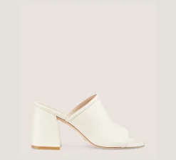 Stuart Weitzman High Heel Sandals|Trending: Block Heels-CHANGE LOCATION Lacquered Nappa Leather/Seashell