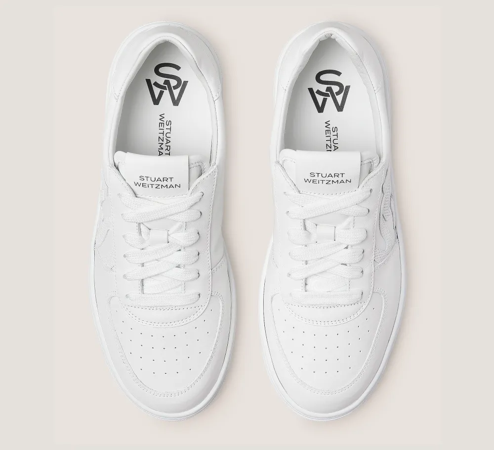 Stuart Weitzman Sneakers|The SW Exclusives Collection-CHANGE LOCATION Calf leather/White
