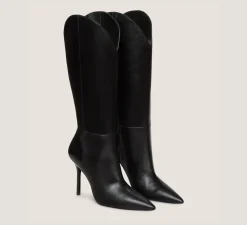 Stuart Weitzman Boots & Booties|BOOTS&BOOTIES-CHANGE LOCATION Lacquered Nappa Leather/Black