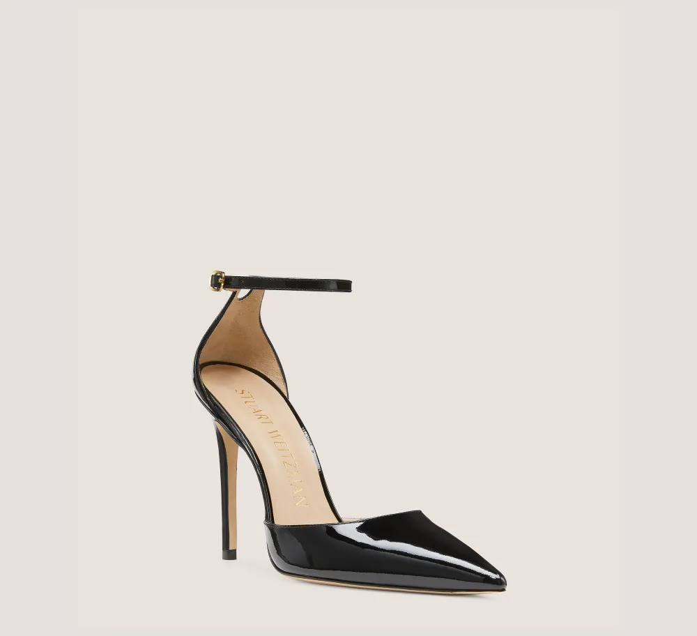 Stuart Weitzman The SW Extended Sizes Collection|Pumps & Heels-CHANGE LOCATION Patent leather/Black