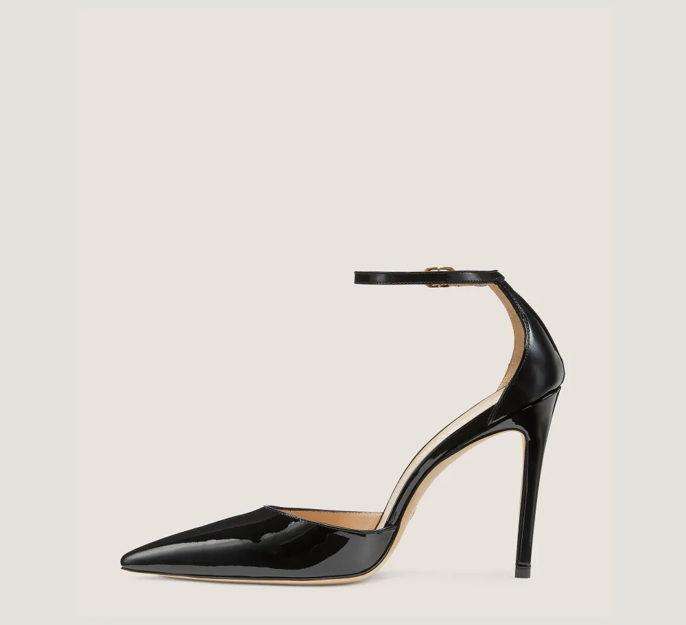 Stuart Weitzman The SW Extended Sizes Collection|Pumps & Heels-CHANGE LOCATION Patent leather/Black