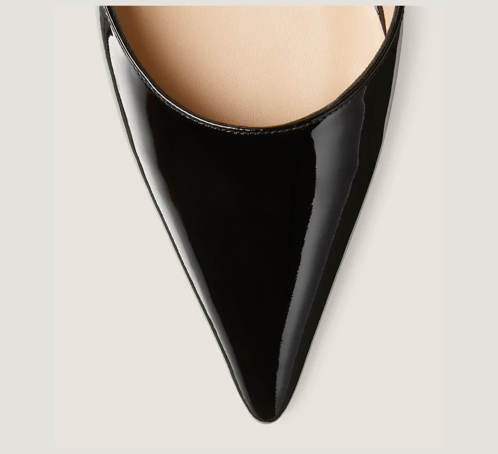 Stuart Weitzman The SW Extended Sizes Collection|Pumps & Heels-CHANGE LOCATION Patent leather/Black