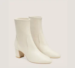 Stuart Weitzman The SW Extended Sizes Collection|Boots & Booties-CHANGE LOCATION Stretch Nappa Leather/Oat