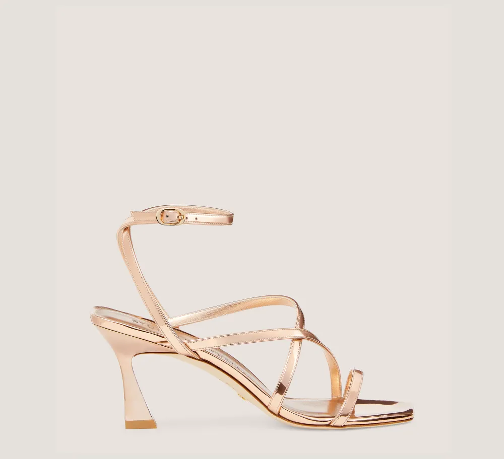 Stuart Weitzman Mid Heel Sandals|The SW Exclusives Collection-CHANGE LOCATION Specchio leather/Rose