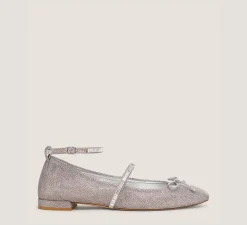 Stuart Weitzman The SW Exclusives Collection|The SW Extended Sizes Collection-CHANGE LOCATION Lamé & Crystal/Rosewater