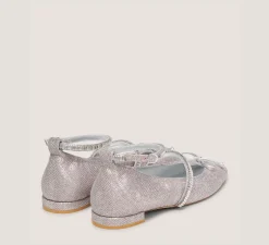 Stuart Weitzman The SW Exclusives Collection|The SW Extended Sizes Collection-CHANGE LOCATION Lamé & Crystal/Rosewater