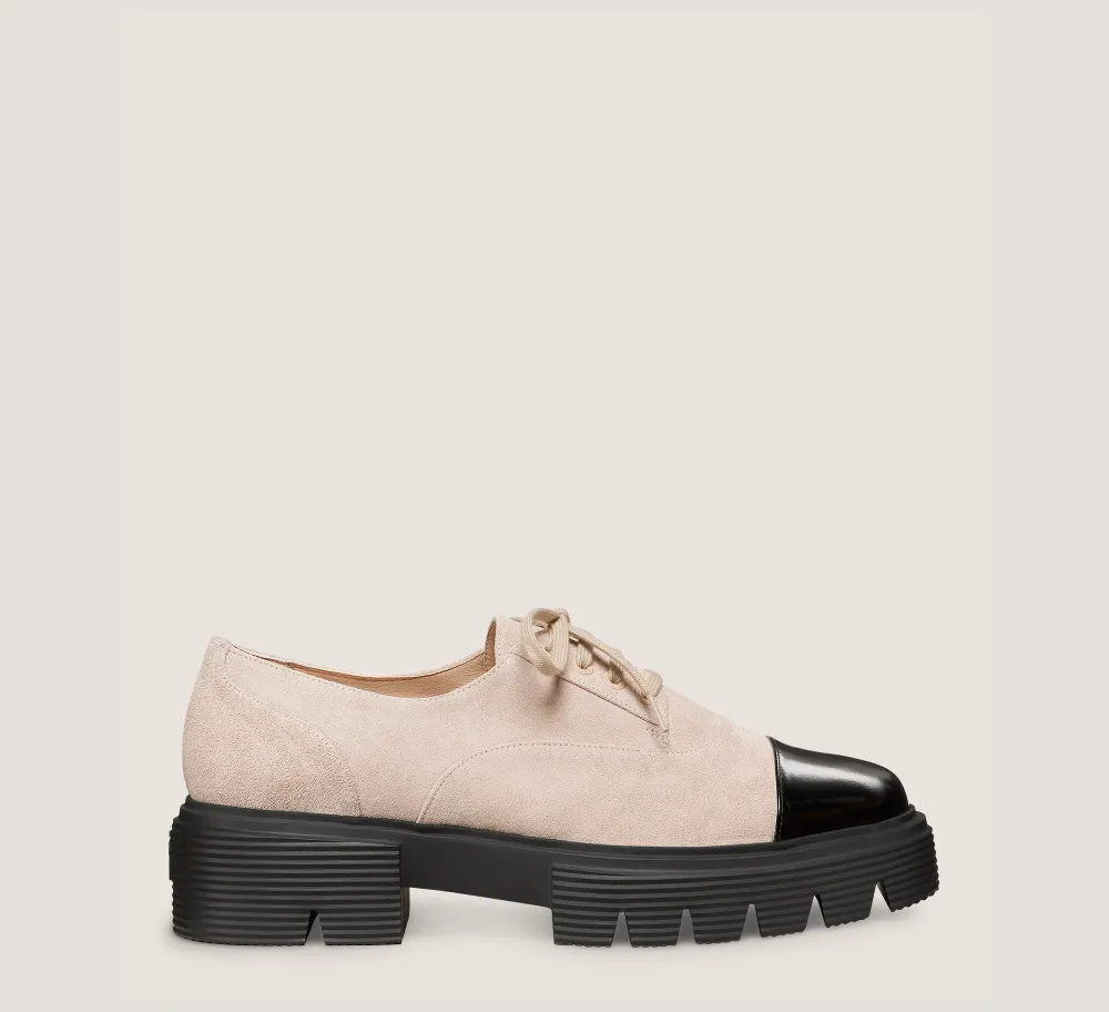 Stuart Weitzman Flats & Loafers|The Work Essentials Edit-CHANGE LOCATION Sport suede & spazzolato/Sabbia & Black