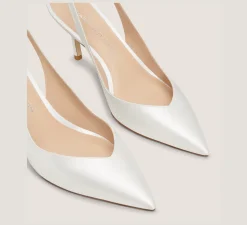 Stuart Weitzman The Bridal Collection|The SW Exclusives Collection-CHANGE LOCATION Satin/White