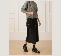 Stuart Weitzman HANDBAGS-CHANGE LOCATION Crushed Metallic Leather/Ballet