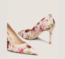 Stuart Weitzman The Occasion Edit|The SW Extended Sizes Collection-CHANGE LOCATION Floral Printed Jacquard/Pink/Multi