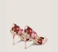 Stuart Weitzman The Occasion Edit|The SW Extended Sizes Collection-CHANGE LOCATION Floral Printed Jacquard/Pink/Multi