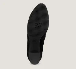 Stuart Weitzman The SW Icons Collection|The SW Exclusives Collection-CHANGE LOCATION Stretch suede/Black