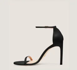 Stuart Weitzman The SW Icons Collection|The Nudist Collection-CHANGE LOCATION Smooth Leather/Black