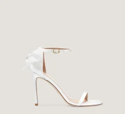 Stuart Weitzman The Nudist Collection|High Heel Sandals-CHANGE LOCATION White & Cream