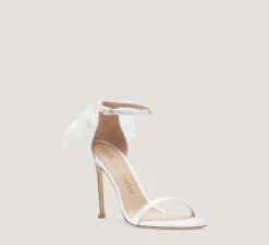 Stuart Weitzman The Nudist Collection|High Heel Sandals-CHANGE LOCATION White & Cream