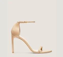 Stuart Weitzman The SW Icons Collection|The Nudist Collection-CHANGE LOCATION Smooth Leather/Adobe Beige