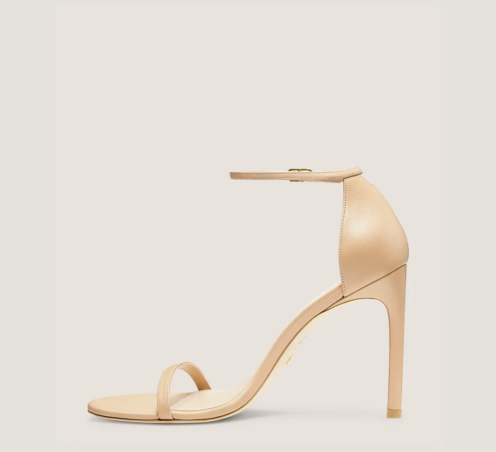 Stuart Weitzman The SW Icons Collection|The Nudist Collection-CHANGE LOCATION Smooth Leather/Adobe Beige