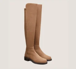 Stuart Weitzman Boots & Booties|BOOTS&BOOTIES-CHANGE LOCATION Suede/Khaki