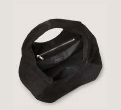 Stuart Weitzman HANDBAGS-CHANGE LOCATION Textured Suede/Black