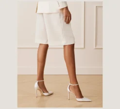 Stuart Weitzman Pumps & Heels|The SW Icons Collection-CHANGE LOCATION Satin/White