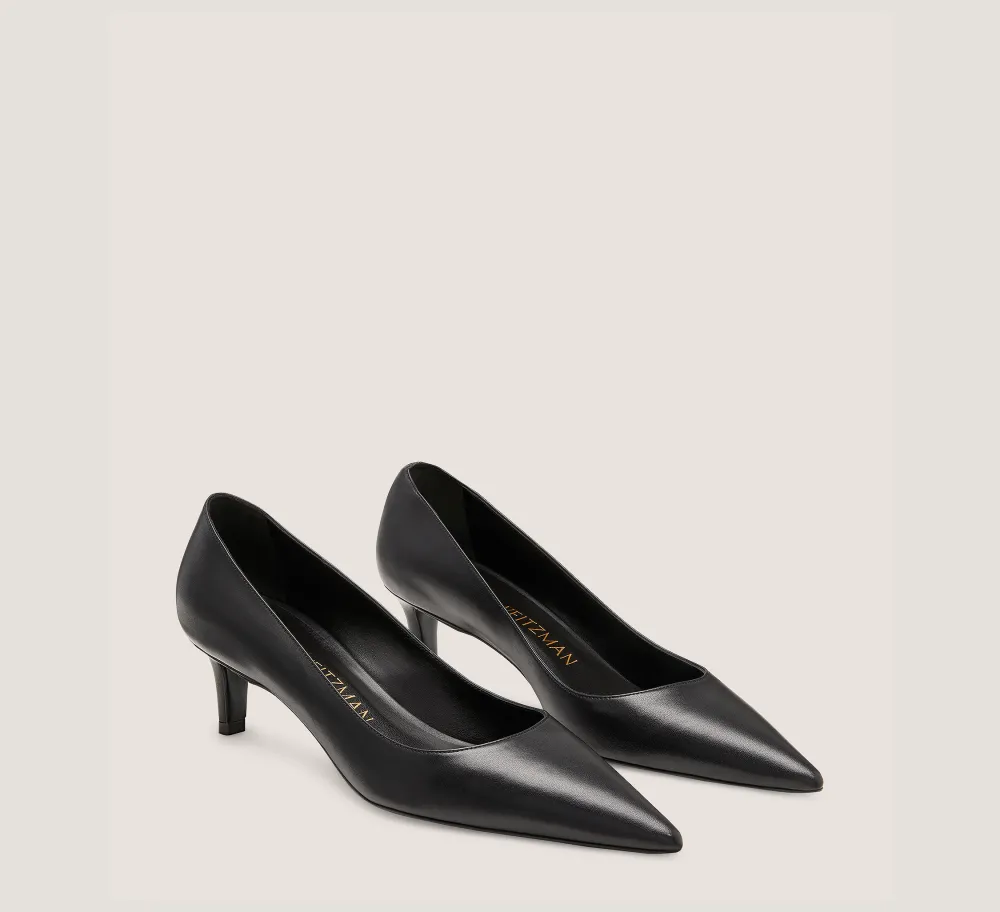 Stuart Weitzman Pumps & Heels|The SW Icons Collection-CHANGE LOCATION Smooth Leather/Black