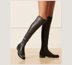 Stuart Weitzman The SW Extended Sizes Collection|Boots & Booties-CHANGE LOCATION Calf Leather/Black
