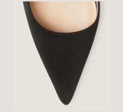 Stuart Weitzman The SW Extended Sizes Collection|Pumps & Heels-CHANGE LOCATION Suede/Black