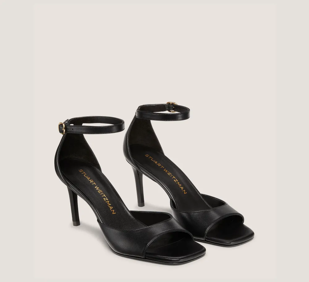 Stuart Weitzman The SW Exclusives Collection|The Nudist Collection-CHANGE LOCATION Smooth Leather/Black