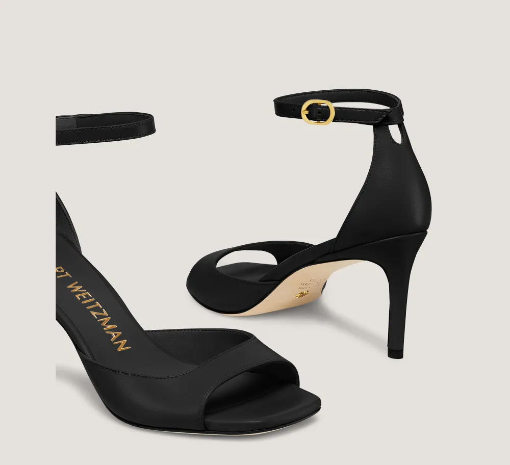 Stuart Weitzman The SW Exclusives Collection|The Nudist Collection-CHANGE LOCATION Smooth Leather/Black