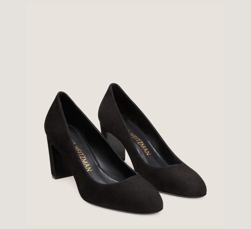 Stuart Weitzman The Occasion Edit|Pumps & Heels-CHANGE LOCATION Suede/Black