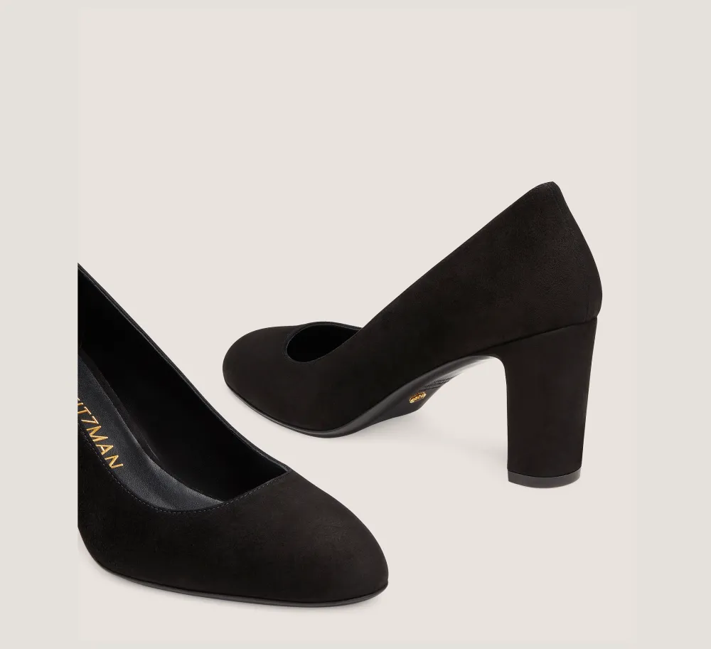 Stuart Weitzman The Occasion Edit|Pumps & Heels-CHANGE LOCATION Suede/Black