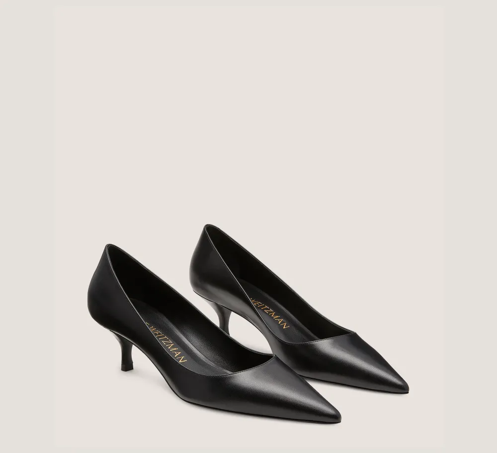 Stuart Weitzman The Occasion Edit|The SW Extended Sizes Collection-CHANGE LOCATION Smooth Leather/Black