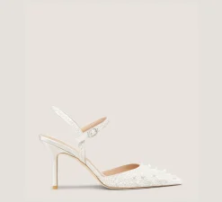 Stuart Weitzman The Bridal Collection|The Occasion Edit-CHANGE LOCATION Satin & Pearls/Cream