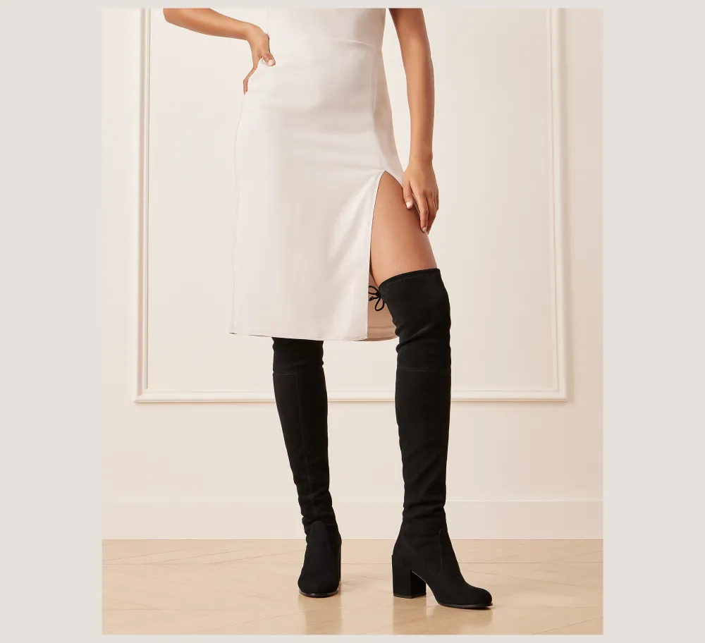 Stuart Weitzman Boots & Booties|BOOTS&BOOTIES-CHANGE LOCATION Stretch Nappa Leather/Black