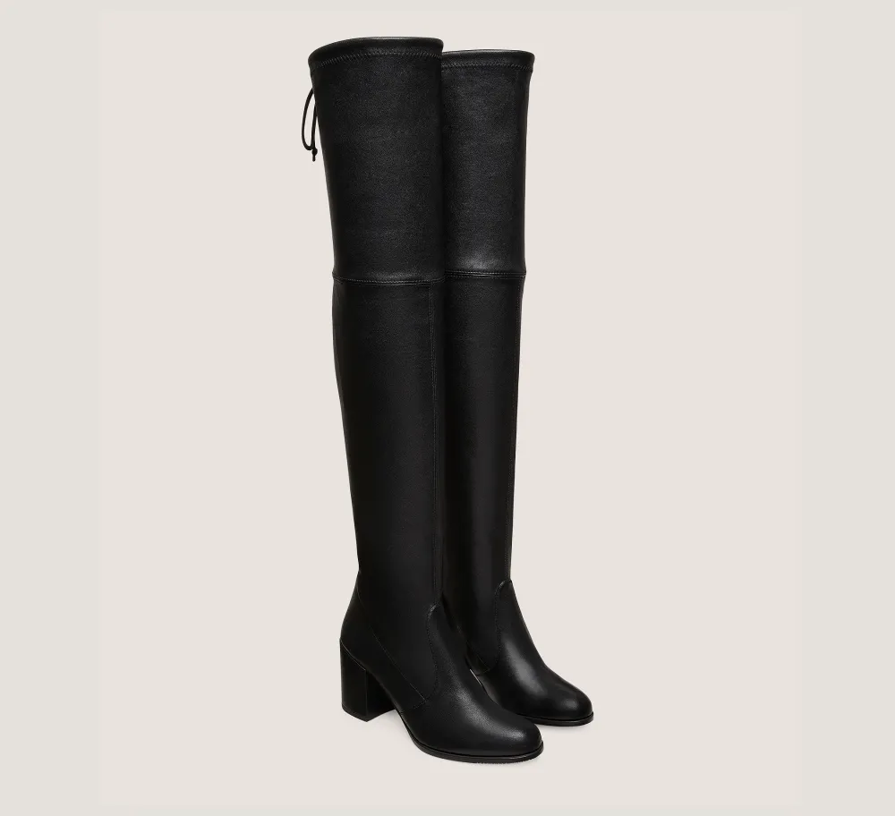 Stuart Weitzman Boots & Booties|BOOTS&BOOTIES-CHANGE LOCATION Stretch Nappa Leather/Black