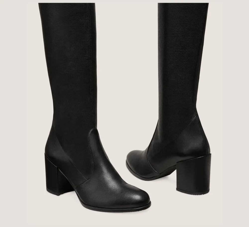 Stuart Weitzman Boots & Booties|BOOTS&BOOTIES-CHANGE LOCATION Stretch Nappa Leather/Black