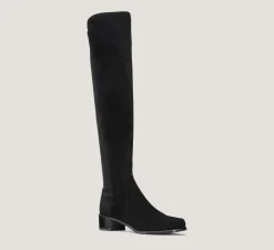 Stuart Weitzman The SW Extended Sizes Collection|Boots & Booties-CHANGE LOCATION Suede/Black