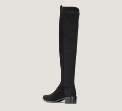 Stuart Weitzman The SW Extended Sizes Collection|Boots & Booties-CHANGE LOCATION Suede/Black