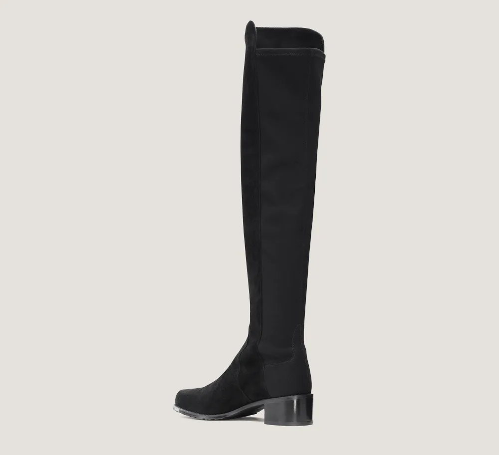 Stuart Weitzman The SW Extended Sizes Collection|Boots & Booties-CHANGE LOCATION Suede/Black