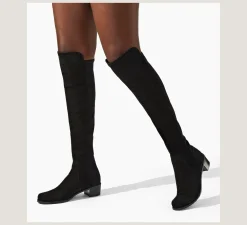 Stuart Weitzman The SW Extended Sizes Collection|Boots & Booties-CHANGE LOCATION Suede/Black