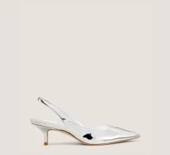 Stuart Weitzman The SW Exclusives Collection|The Occasion Edit-CHANGE LOCATION Specchio leather/Silver