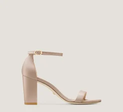 Stuart Weitzman The SW Extended Sizes Collection|Sandals-CHANGE LOCATION Smooth Leather/Dolce Taupe